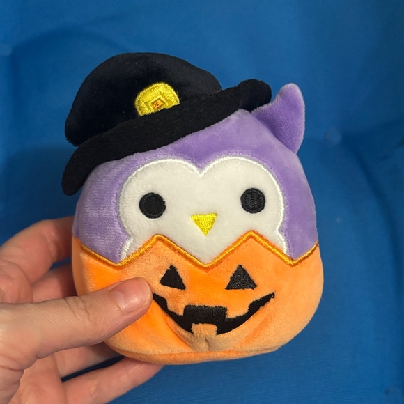 Squishmallows Other - Original SquishMallows Owl In APumpkinWearingWitchHat Size5“Inch Halloween NWOTS